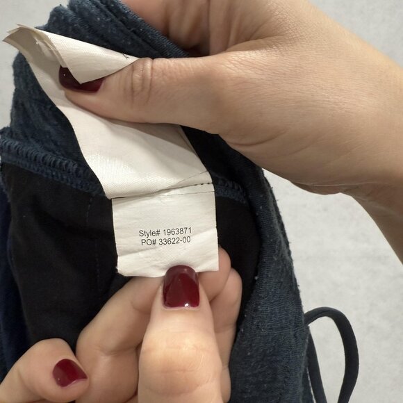 prAna Jogger Pants Womens XS Blue Recycled Polyester Zip Pockets Soft 1963871 - Picture 10 of 11